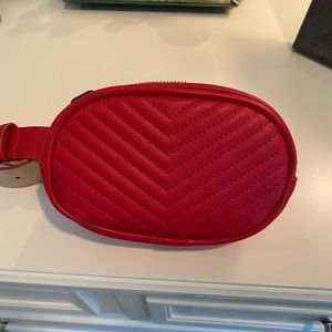 Steve Madden Red Fanny Pack